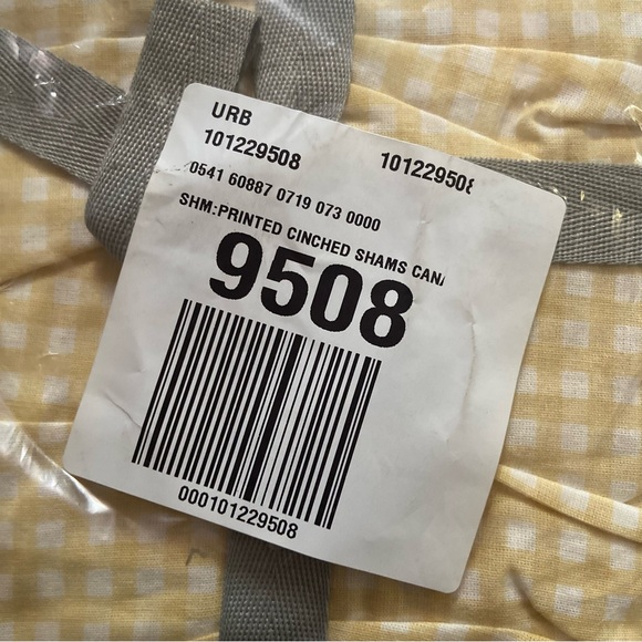 NEW Urban Outfitters Printed Cinched Core Sham Set - Picture 4 of 5